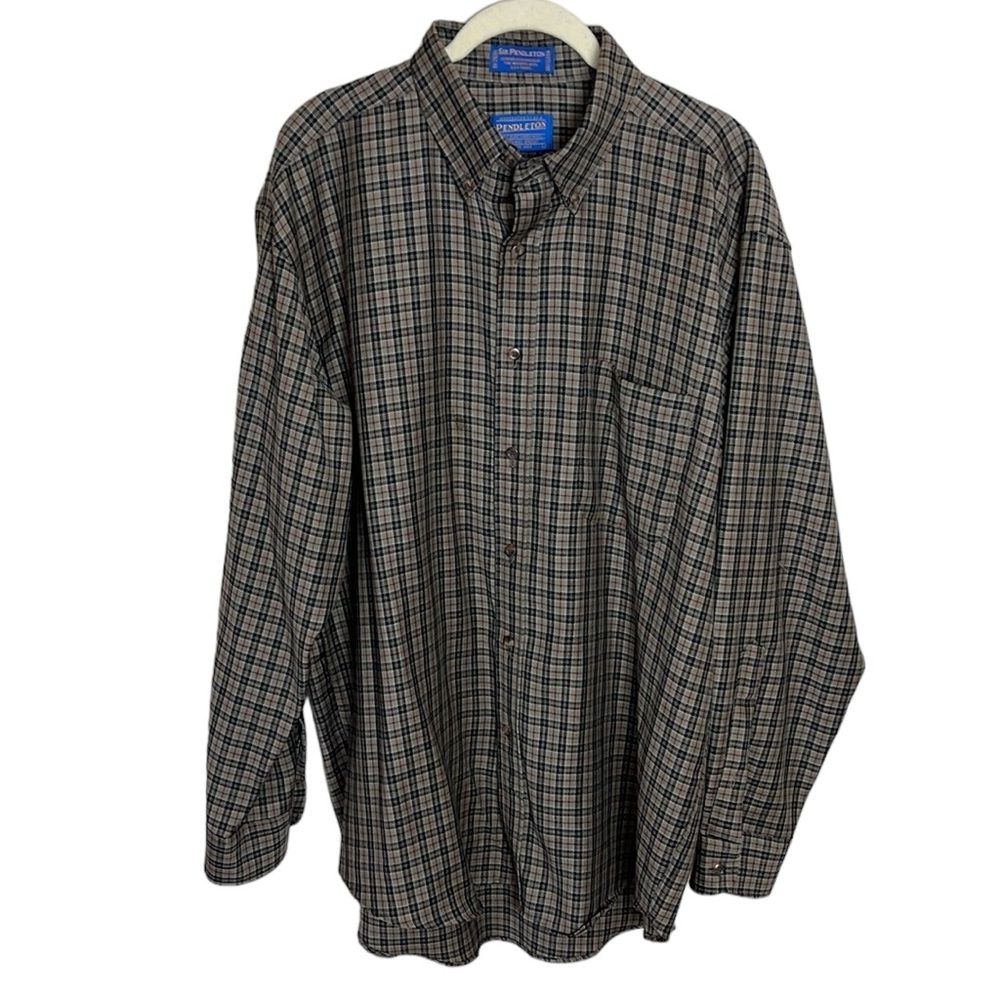 Pendleton Sir Pendleton Plaid Wool Button Down Sh… - image 1